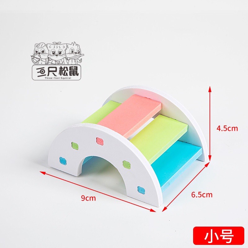 Đồ chơi cho hamster. Cầu thang vòm gỗ Zoog