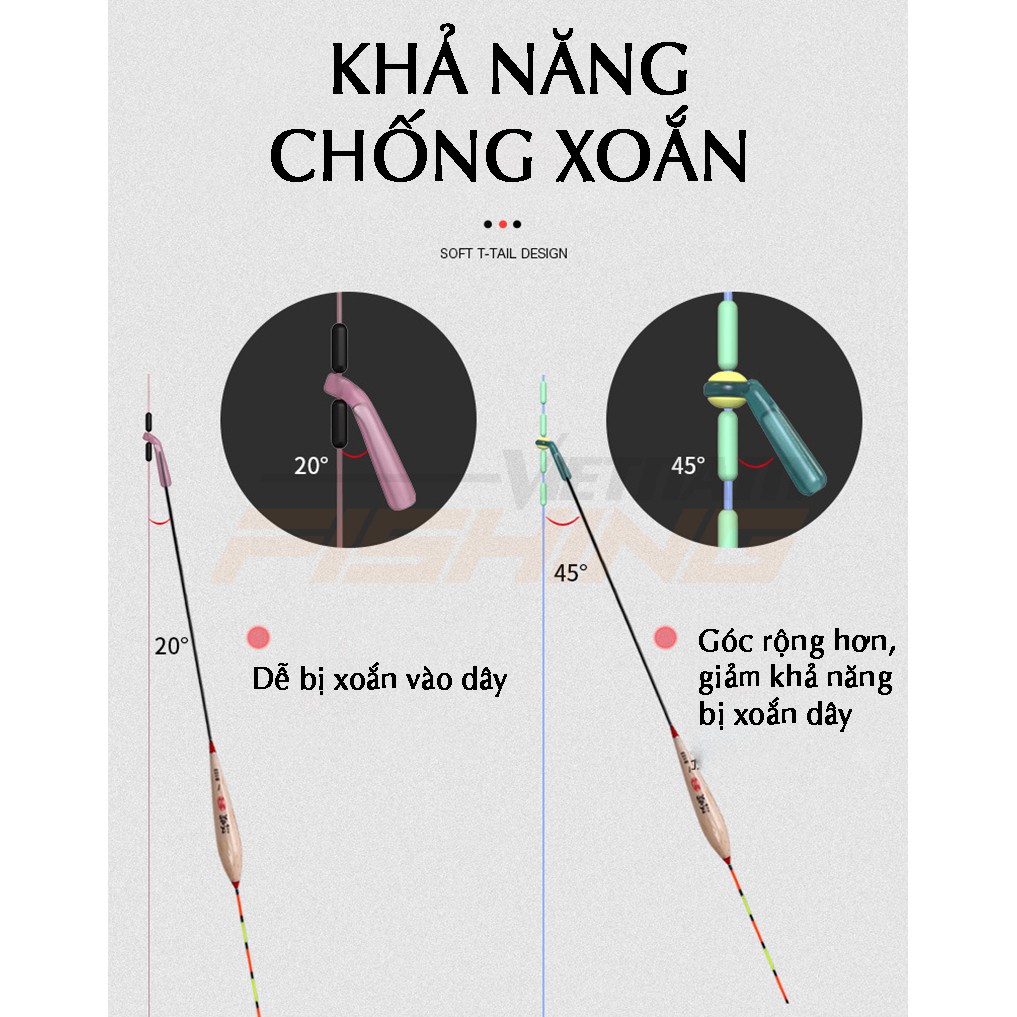 01 gói ghim phao cứng Handing