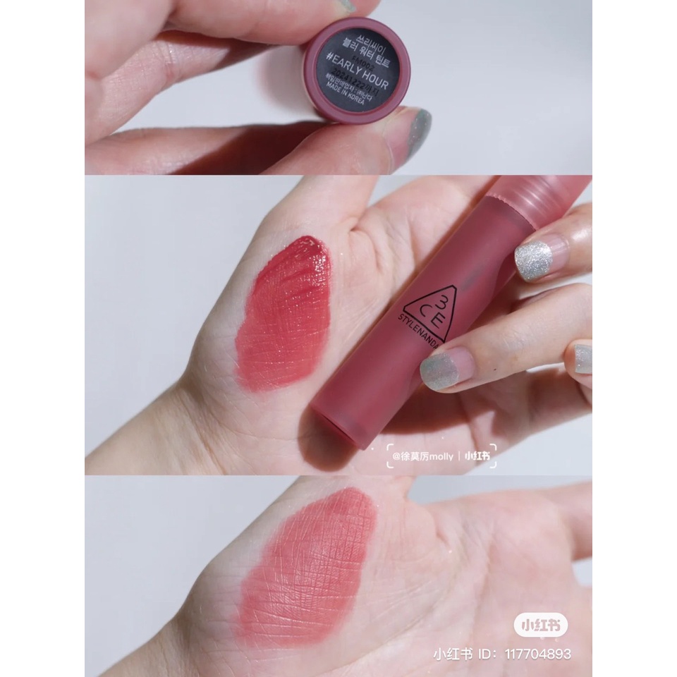 Son Kem 3CE Blur Water Tint- màu early hour