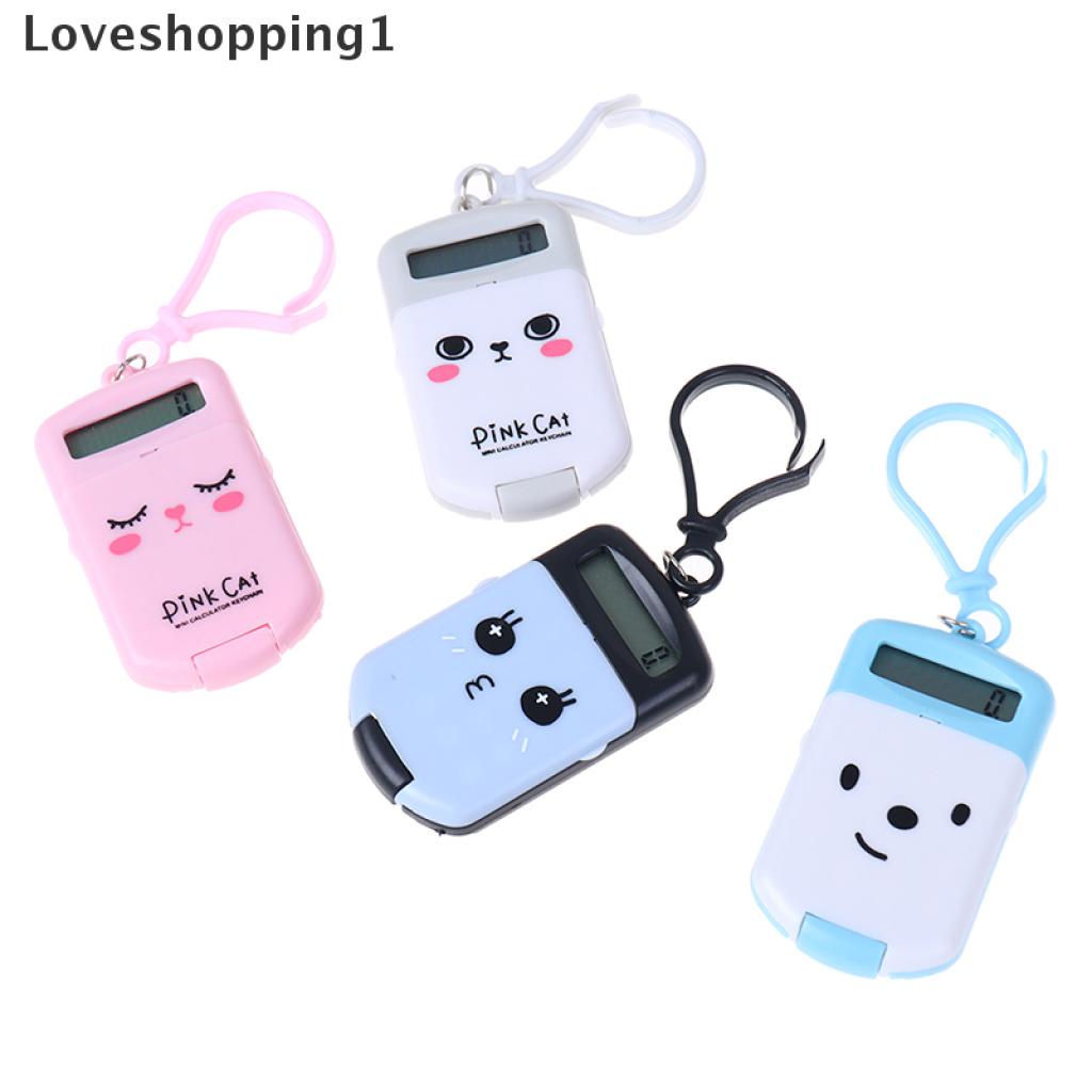 1 Máy Tính Bỏ Túi Thiết Kế Sáng Tạo Có Móc Khóa