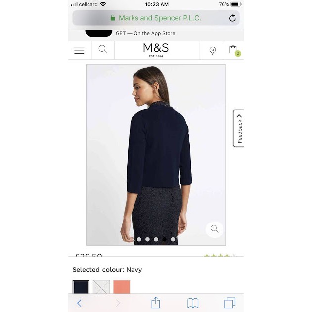 Áo khoác len tay lỡ Marks and Spencer | BigBuy360 - bigbuy360.vn