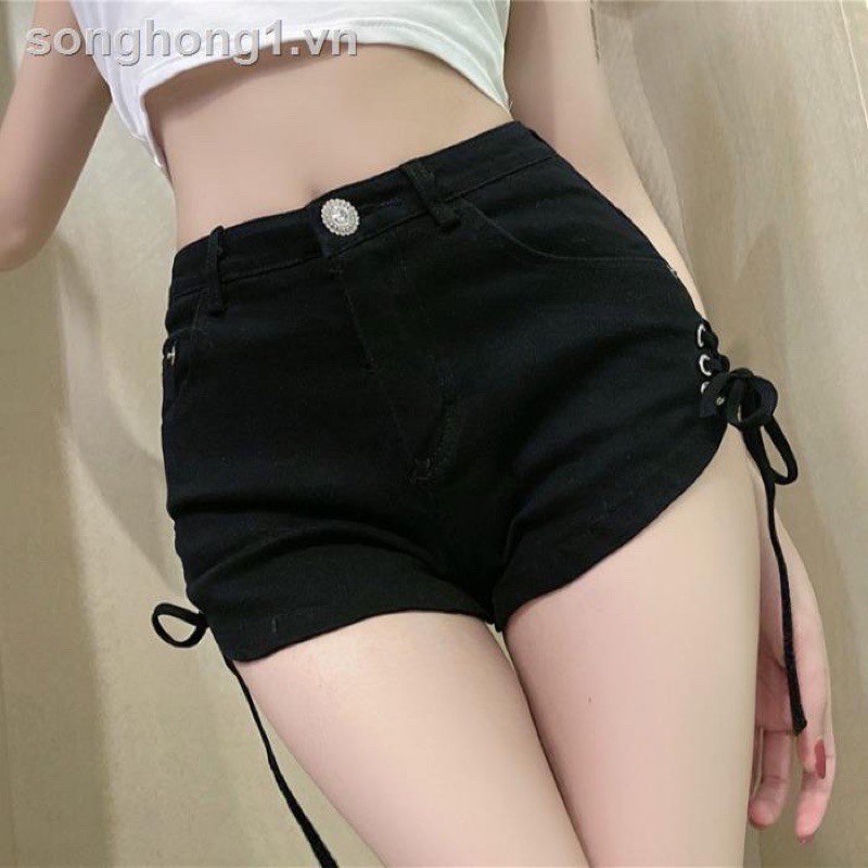 Quần đan dây lưng cao