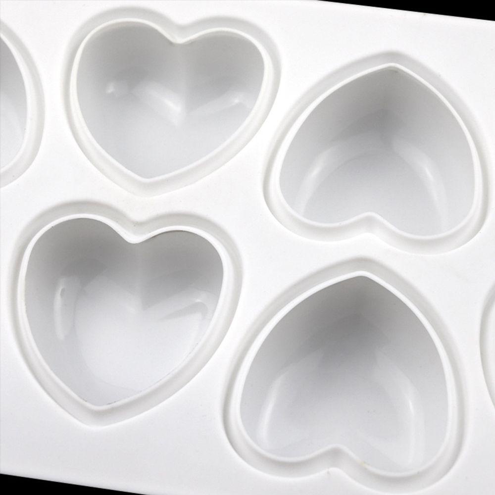 Khuôn Làm Xà Phòng Thủ Công Hình Trái Tim Bằng Nhựa Resin