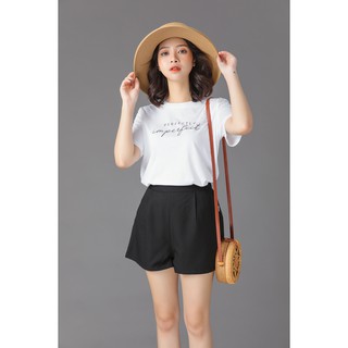 20 Again - Quần short vải chun cạp sau
