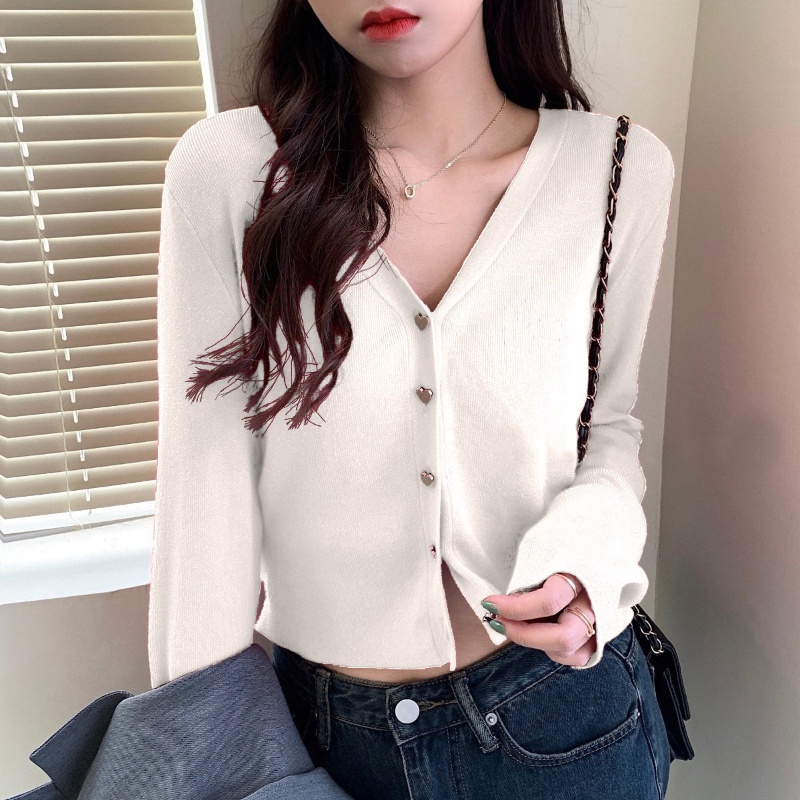 Áo khoác cardigan dệt kim mềm mại thời trang mùa đông phong cách Hàn Quốc cho nữ