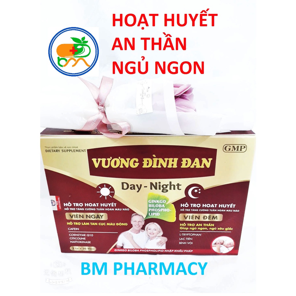 Viên uống bổ não VƯƠNG ĐÌNH ĐAN, hỗ trợ hoạt huyết, giảm đau đầu, hoa mắt, chóng mặt; giúp ngủ ngon, ngủ sâu giấc