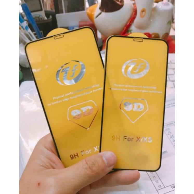 Kính cường lực 9D, Full màn cho Iphone 7, Iphone 8, Iphone XR, Iphone 8 Plus, A8 2018, A50