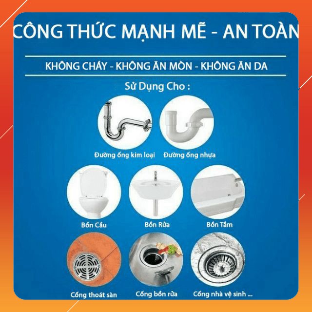 Hộp Bột Thông Cống Xoáy Cực Mạnh