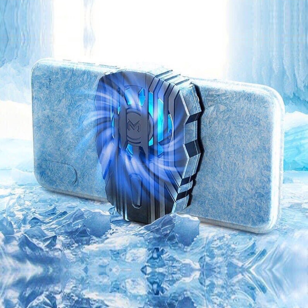 Quạt Tản Nhiệt Gaming FL01 Fl05 Làm Mát Điện Thoại Có LED RGB - Chính Hãng HD DESIGN