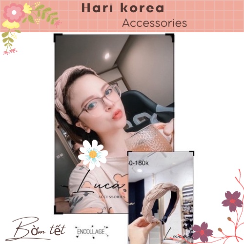 Bờm tết nhung xinh /  Băng đô tết nhung , phụ kiện tóc nữ, phong cách hàn quốc - Hari Korea Accessories