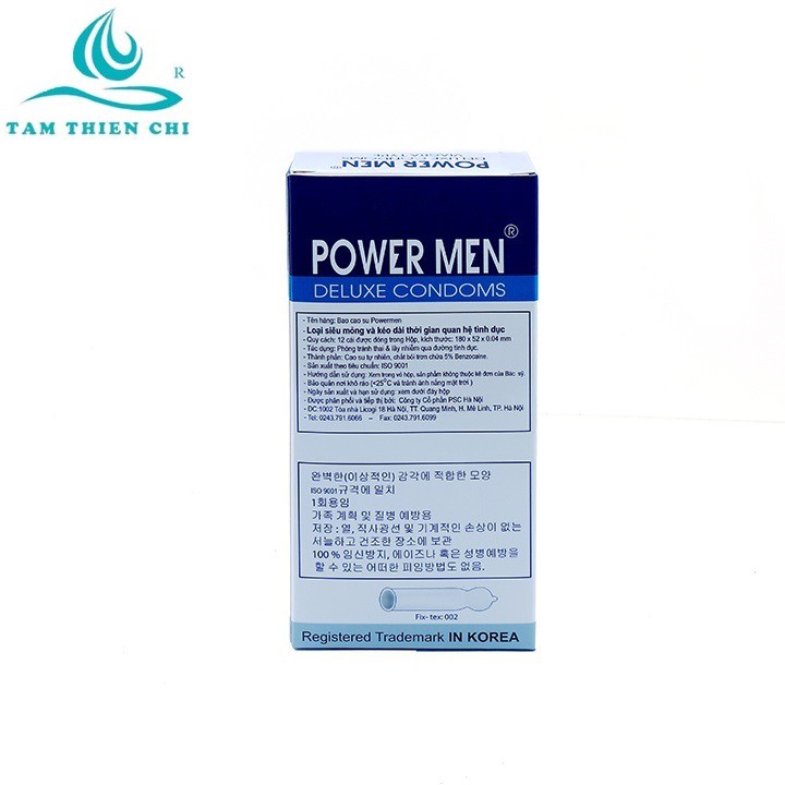 BAO CAO SU POWERMEN VIAGRA SIÊU MỎNG, KÉO DÀI THỜI GIAN