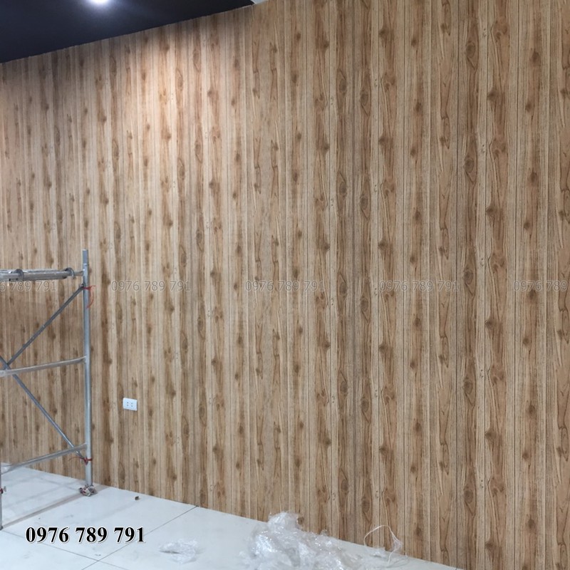 [CAO CẤP] 10m Giấy Dán Tường Giả Gỗ 3D Lụa Không Keo Khổ 53cm Nhiều Màu Lựa Chọn