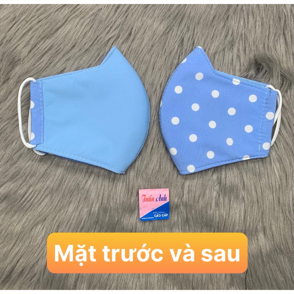 [HCM] 5 Khẩu trang vải ton màu bi , 3 lớp thượng hiệu : TUẤN ANH giao 5 màu ngẫu nhiên ảnh thật , bảo đảm giao đú