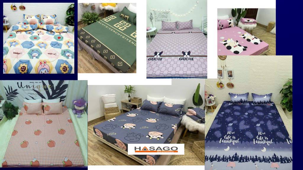 Bộ Drap giường 2022 Ga Nệm Cotton Poly 3 Món 1m2 1m4 1m6 1m8 2m2 (Drap trải giường + 2 áo gối ) - Bộ Drap Gối  GC44-Gc53 | BigBuy360 - bigbuy360.vn