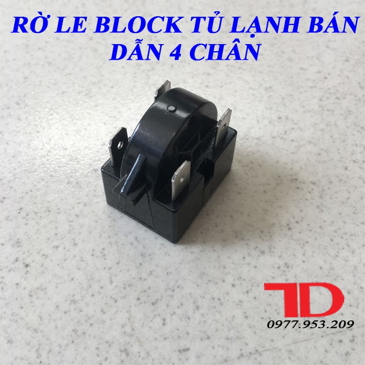 Rờ le block tủ lạnh bán dẫn 4 chân