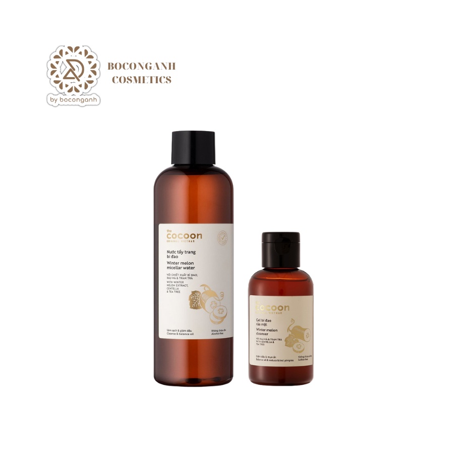 NƯỚC TẨY TRANG BÍ ĐAO THE COCOON 140ML VÀ 500ML