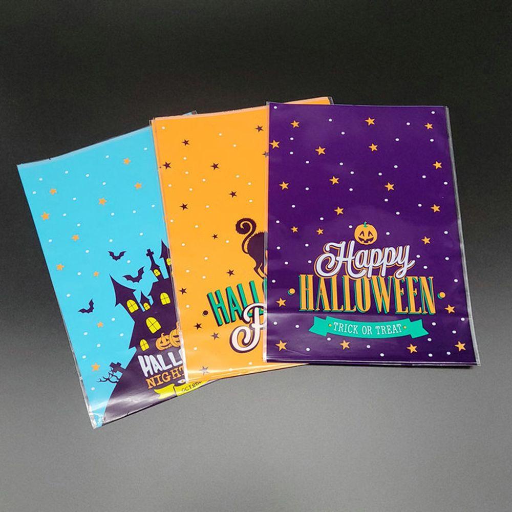Bộ 50 Túi Nhựa Đựng Kẹo Halloween
