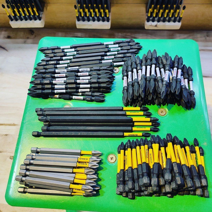 Mũi vít bãi Nhật siêu cứng Bosch,Dwalt Ph1, PH2,Ph3 dài 5,6,9,15,11,15cm