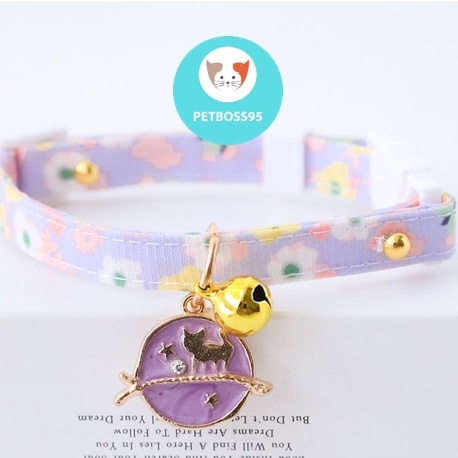 VÒNG CỔ CHARM HÌNH SAO SIÊU XINH CHO CHÓ MÈO