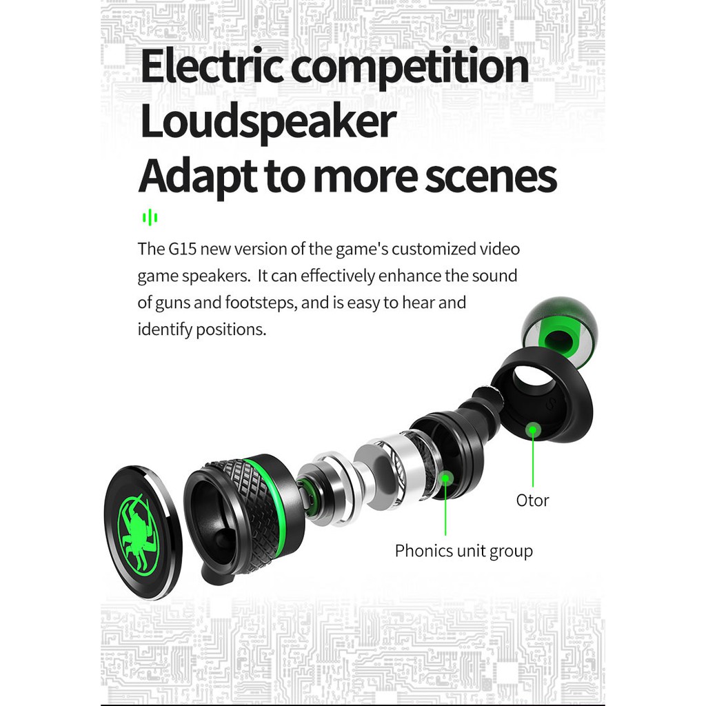 Tai Nghe Gaming Nhét Tai Plextone G15 Mark III Phiên Bản 2022 Mới Nhất - Chuyên Game - Có Mic, Chống Ồn