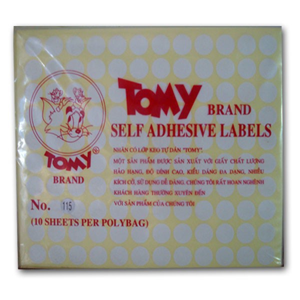 Giấy decal in mã vạch Tomy A5 ( MÃ 116, 117, 118, 119, 120, 121, 122, 123, 124 )