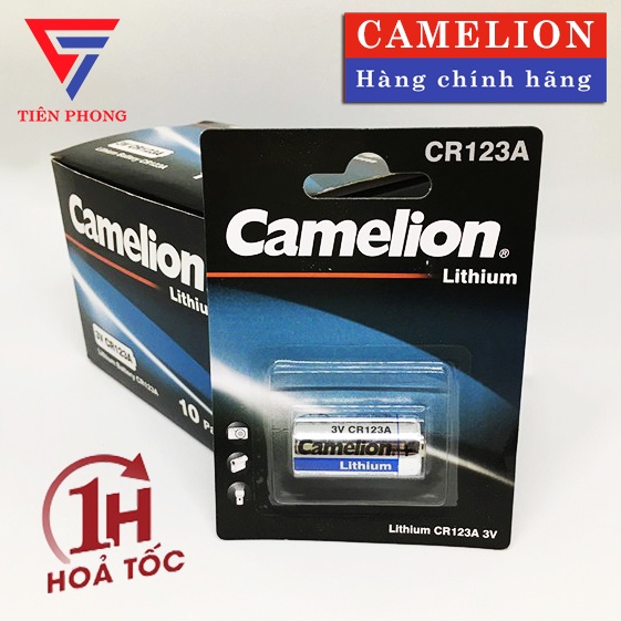 Pin CR123 Camelion 3V Lithium Chính Hãng Vỉ 1 Viên - Pin cho máy ảnh CR123A