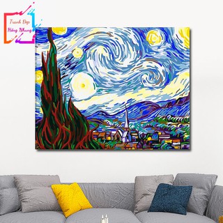 Tranh số hóa - tranh tô màu theo số ms006 40x50cm