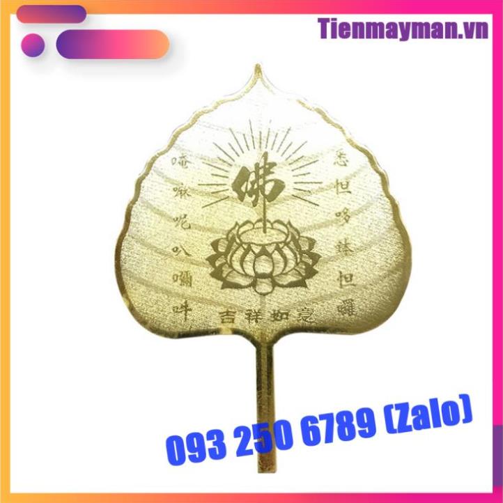 LÁ BỒ ĐỀ MẠ VÀNG MAY MẮN, TÀI LỘC - để ví, ốp điện thoại, bằng kim loại