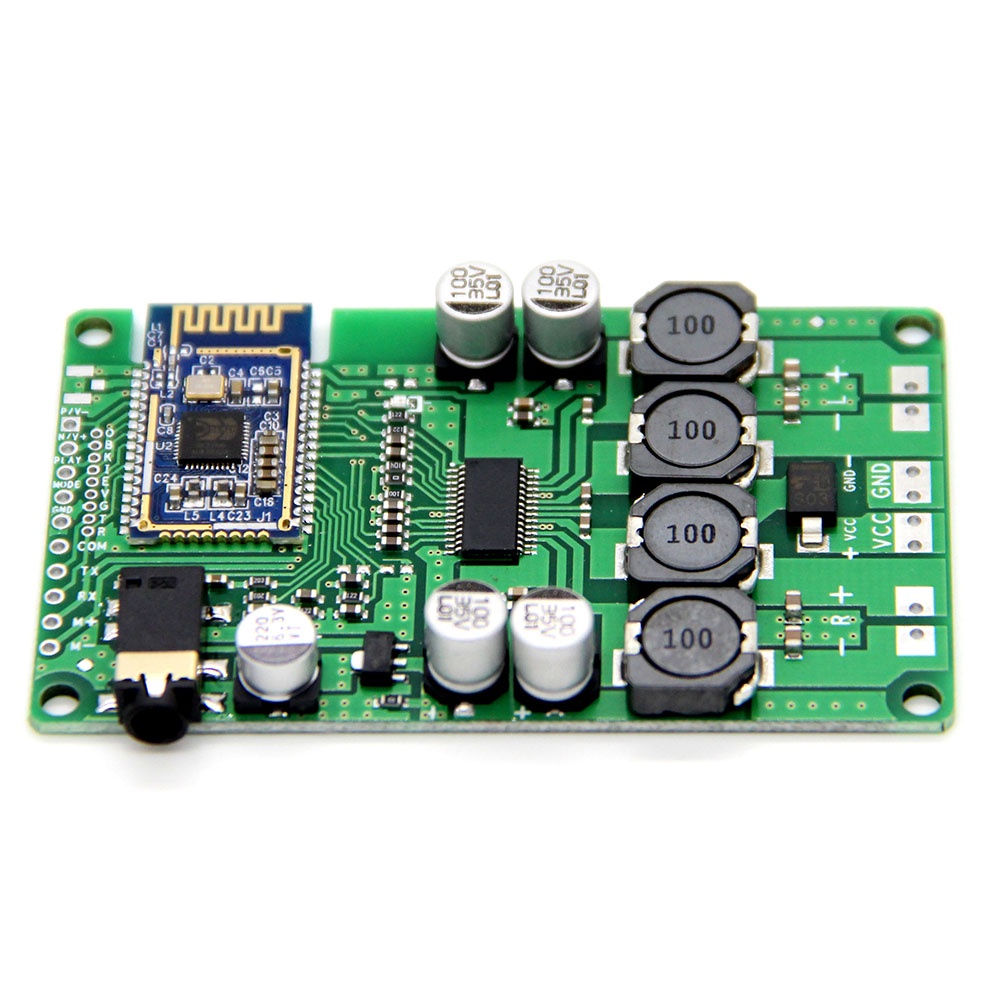 Bảng mạch khuếch đại âm thanh AIDEEPEN bluetooth 5.0 2 * 15W / 10W hỗ trợ AUX