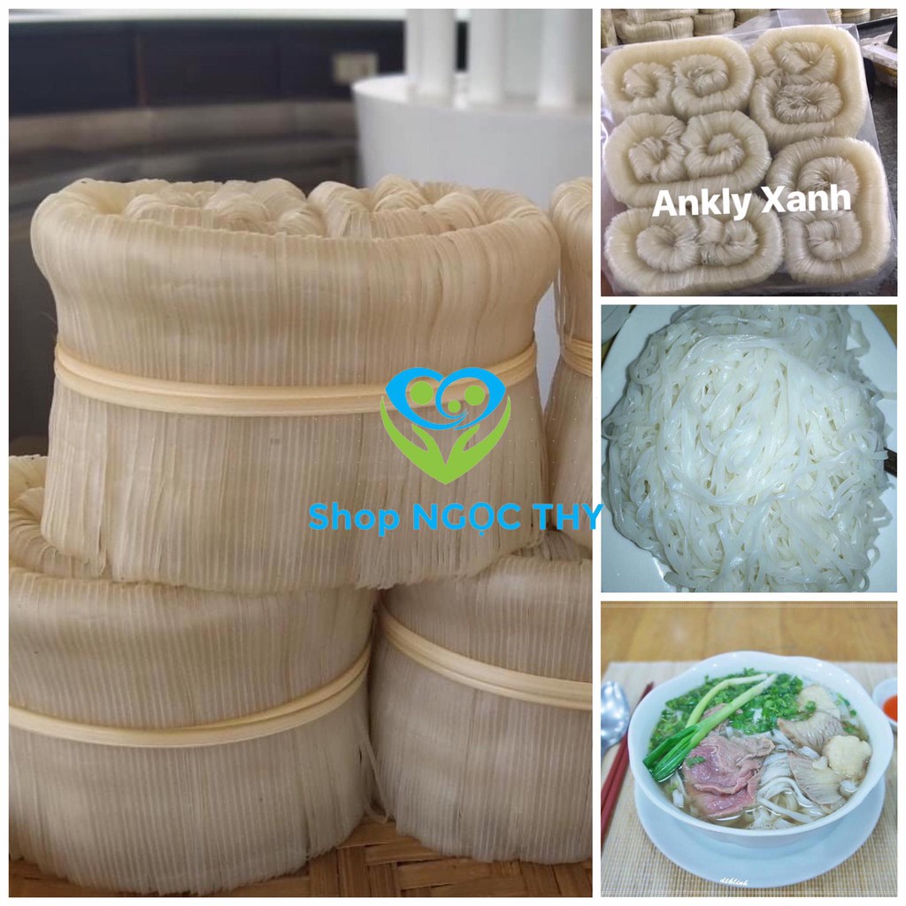 Gói 1KG Mỳ Chũ Ankly Xanh đặc sản làng nghề Bắc Giang, mỳ Chũ gạo lứt, mỳ Chũ rau củ