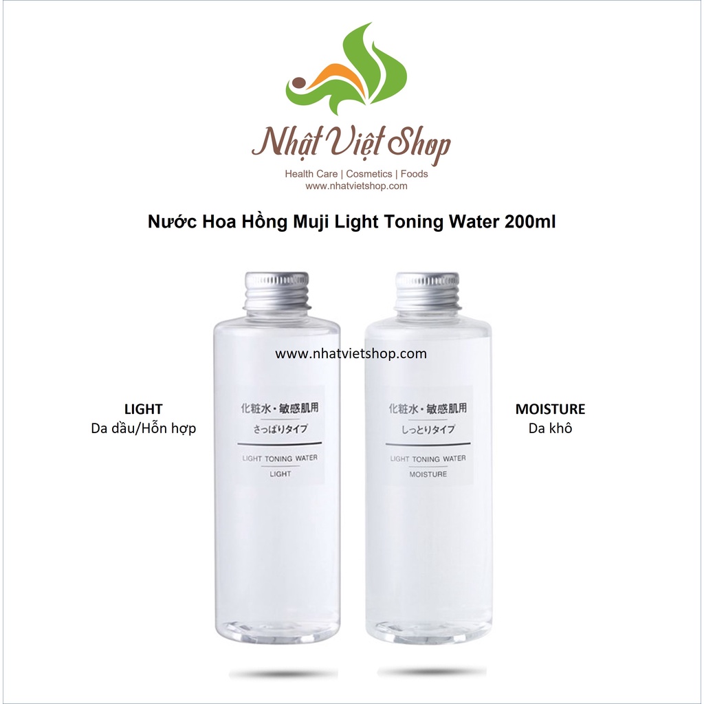 Nước Hoa Hồng Muji Light Toning Water 200ml