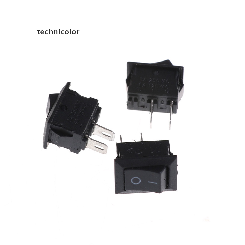 Set 10 Công Tắc Bập Bênh Nhỏ KCD1-11 250V / 3A 6A 125V AC 2P 10 * 15MM
