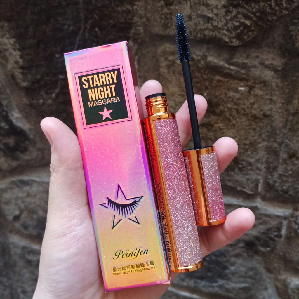 Mascara dài mi Starry Night Peinifen ngôi sao kim tuyến