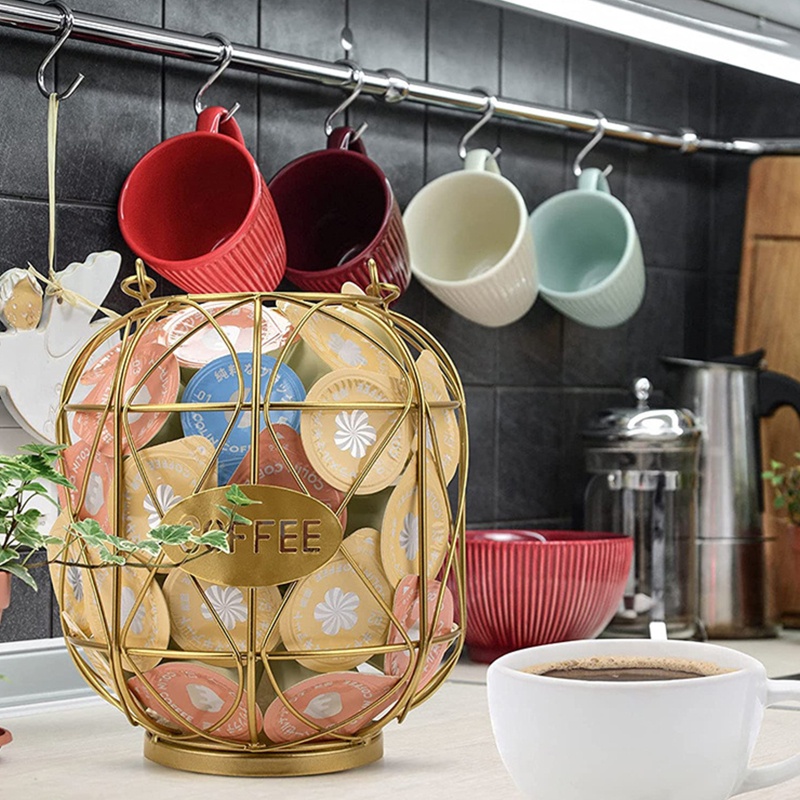 Giá Đỡ Cà Phê Viên Nén Khung Kim Loại Tiện Dụng