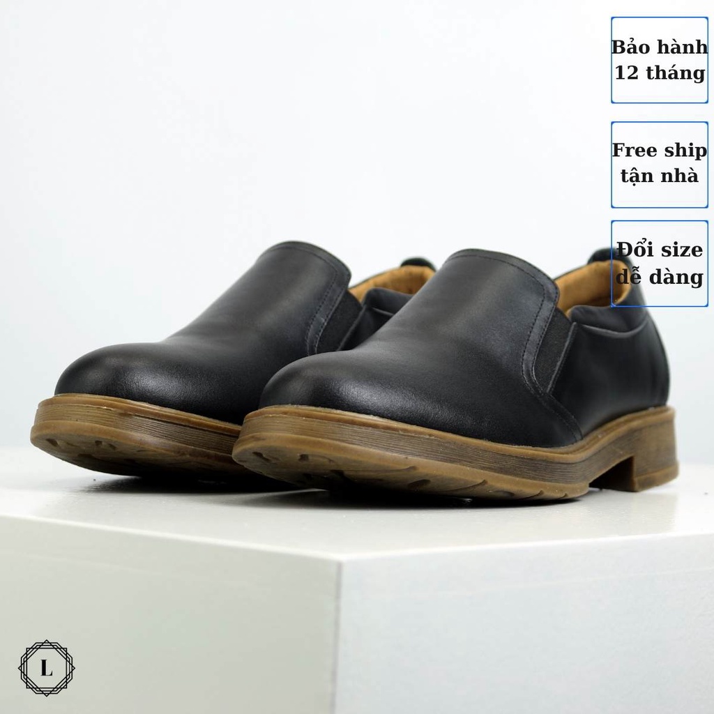 Giày da nam Doc. 033 da bò Lucas Shoes bảo hành 1 năm