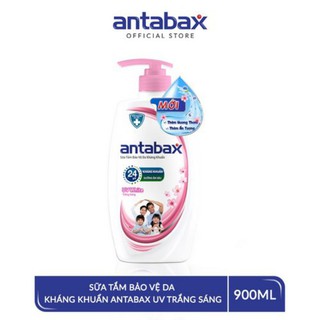 Sữa tắm bảo vệ da kháng khuẩn antabax uvwhite trắng sáng 900ml