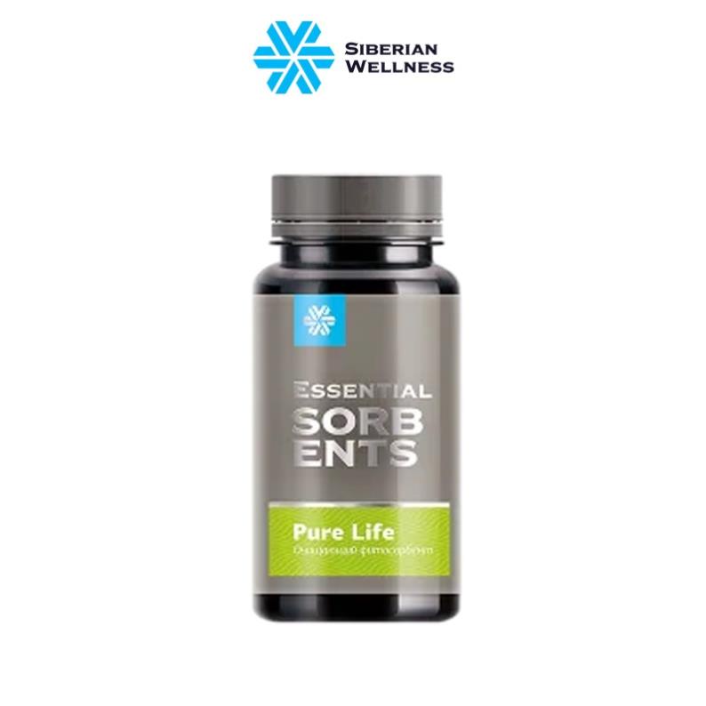 [Siberian Wellness] Hỗ trợ trị táo bón Essential Sorbents Pure Life - Siberian Wellness - Bổ sung chất xơ