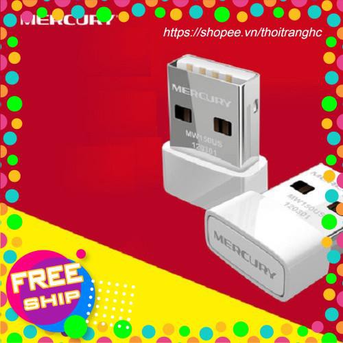 USB Wifi thu sóng mini không dây Mercury, máy thu sóng đa năng  tốc độ 150Mbps | BigBuy360 - bigbuy360.vn