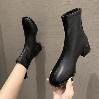 [HÀNG ORDER] Boot thấp gót 4p da mềm
