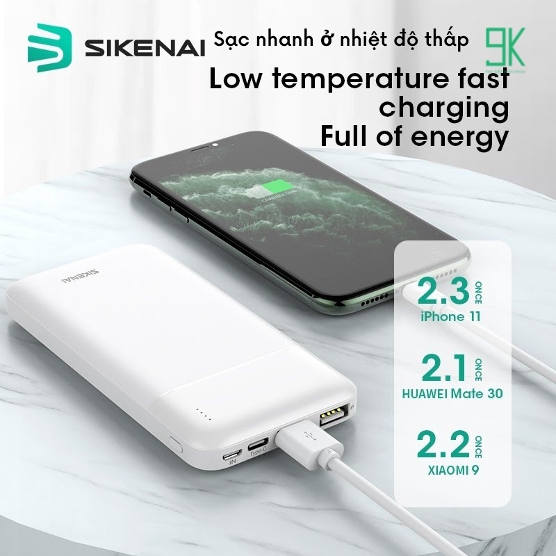 Sạc dự phòng SIKENAI CB1 10000mAh | giá lẻ như giá buôn