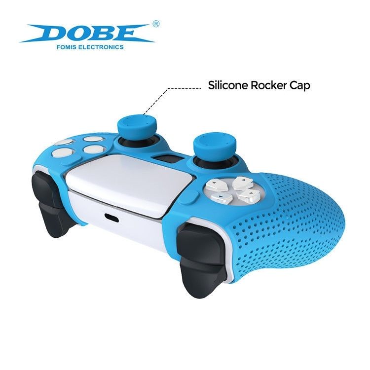 Dobe vỏ bọc cao su silicon tay cầm ps5 chính hãng vỏ bảo vệ tay cầm chơi game ps5/Vỏ bọc bảo vệ da B