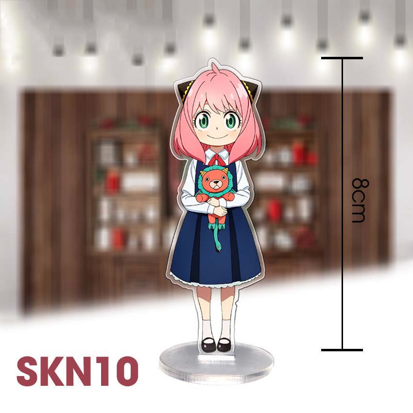 Tranh mica, standee, mô hình 2D anime SPYxFAMILY, quà lưu niệm, sưu tập, quà tặng, in ảnh
