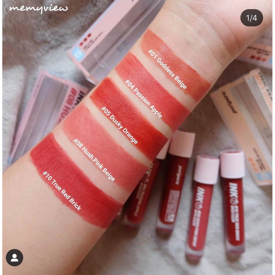 Son kem lì Peripera Ink Matte Blur Tint