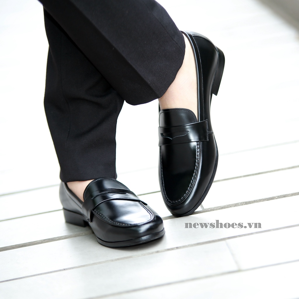 GIÀY DA NAM - DA BÒ THẬT 100% NS070D