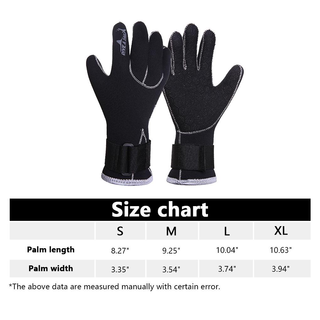 Găng Tay Lặn Giữ Ấm 3MM Có Khóa Co Giãn Thần Kỳ
