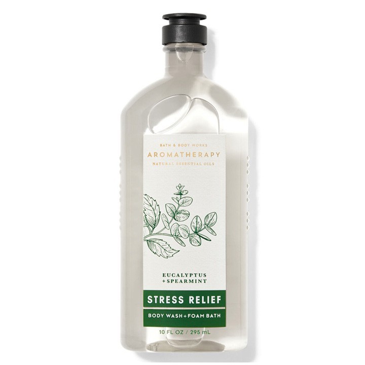 Tắm thư giãn Stress Relief Eucalyptus + Spearmint - Bath & Body Works Aromatherapy (295ml)