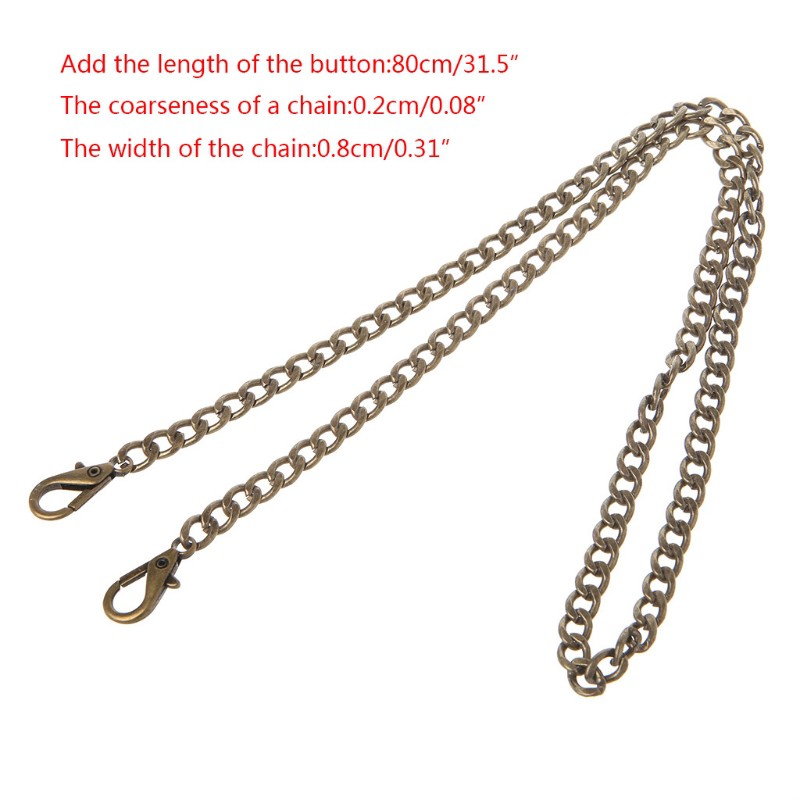 Dây đeo túi xách chất liệu kim loại thời trang