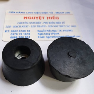 Cặp chân cao su chống rung ampli 25x12mm
