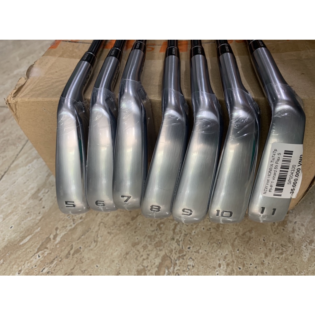 NEW Bộ gậy sắt Honma - Iron golf set  Honma TW 747P  Flex S CHÍNH HÃNG