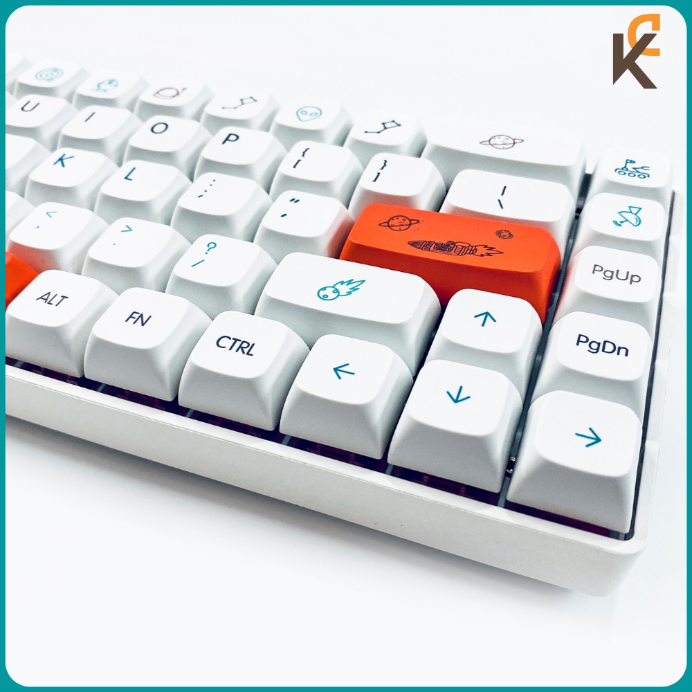 Keycap PBT XDA Planet 124 Nút Dành Cho Bàn Phím Cơ